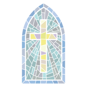 Stained glass window icon