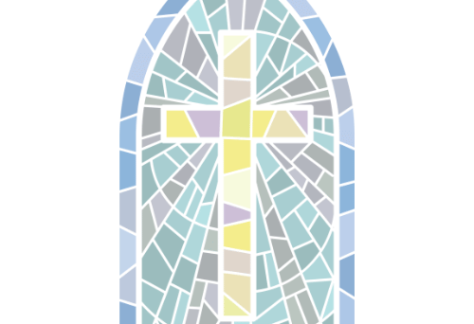 Stained glass window icon